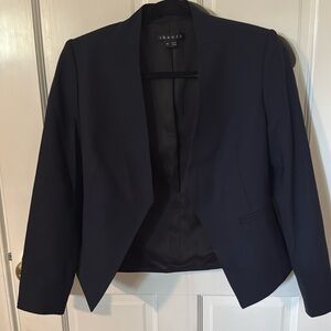 Theory Navy Blue Blazer | Size 00 | Tailored Minimalist Chic